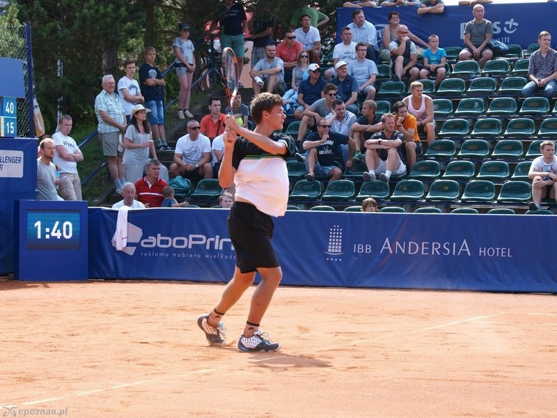 Kamil Majchrzak - Pierre-Hugues Herbert (Francja) 7:6(3), 7:5 | fot. Piotr Sagalara