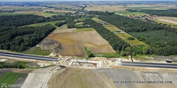 Budowa Zachodniej Obwodnicy Poznania | fot. Aerofoto Kaczmarczyk