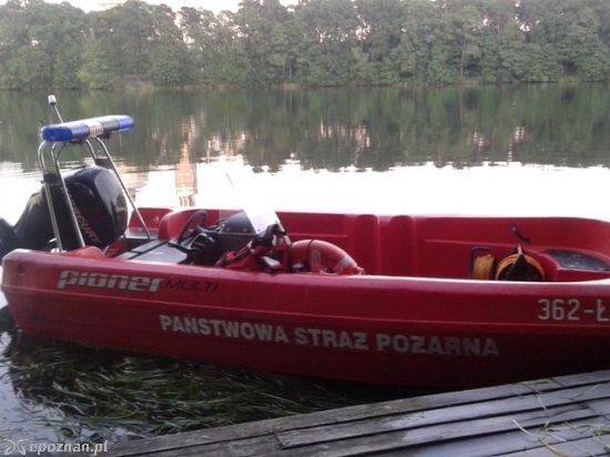 Akcja na Jeziorze Licheńskim | fot. mł. kpt. Michał Karczewski / Straż pożarna Konin