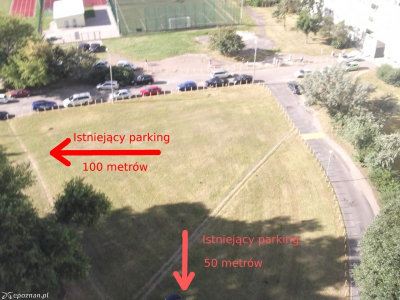 Teren pod planowany parking | fot. mieszkaniec