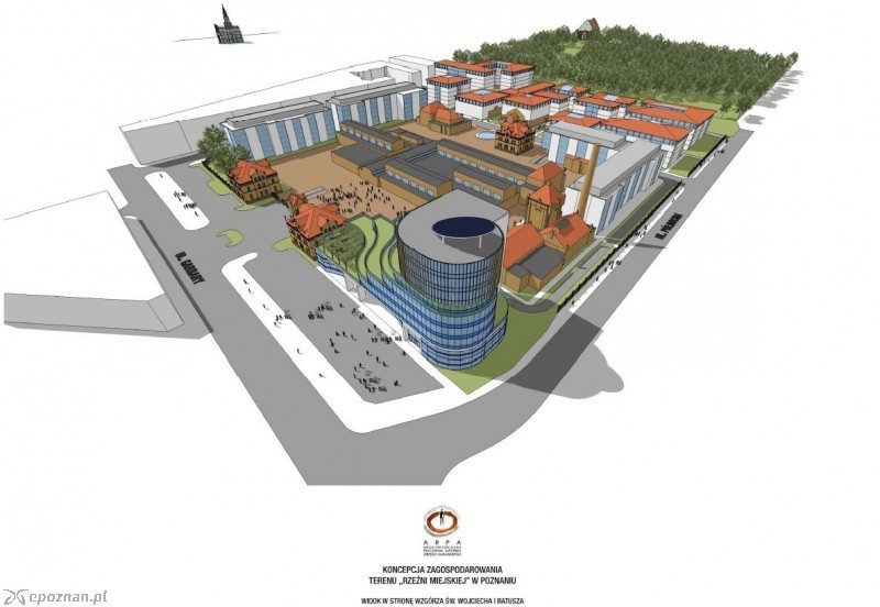 Tak wyglądała koncepcja z 2014 roku | fot. ARPA Architektoniczna Pracownia Autorska Jerzego Gurawskiego