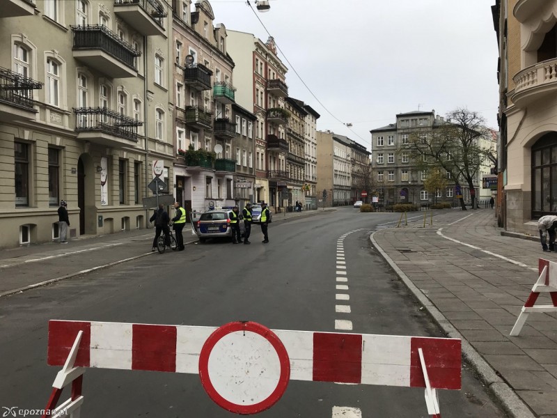 Już po odholowaniu aut | fot. Adrian Potrawiak