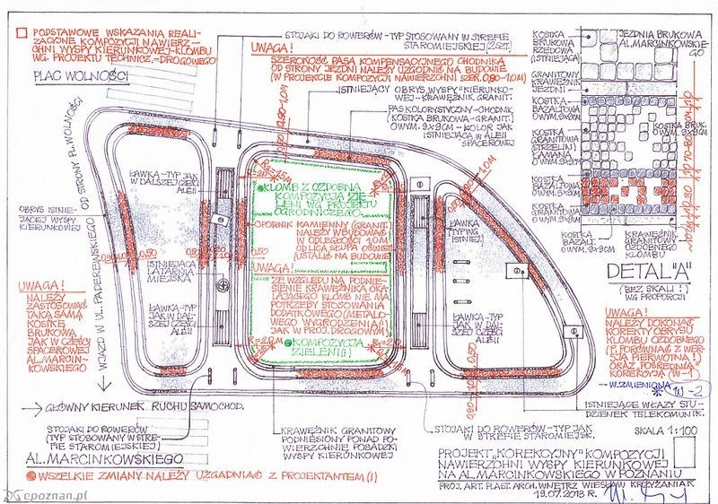 Plan skweru | fot. Projekt ZZM