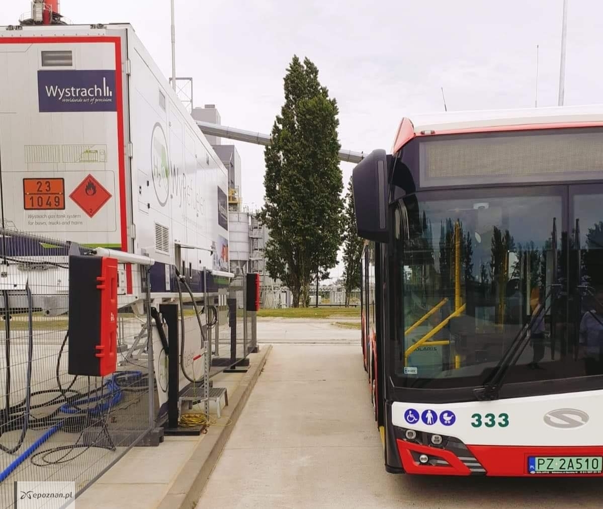 Stacja tankowania wodorem | fot. MZK Konin